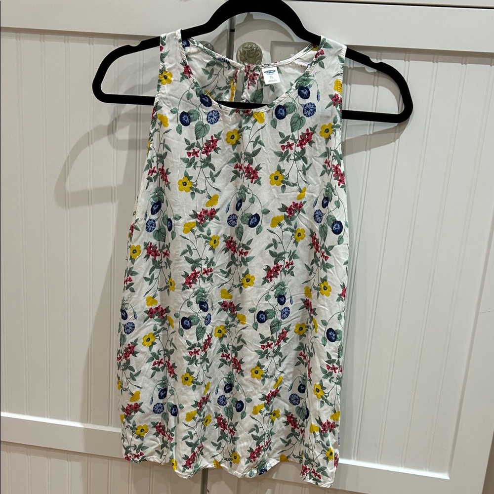 Old Navy Multicolor Floral Tank Top XL